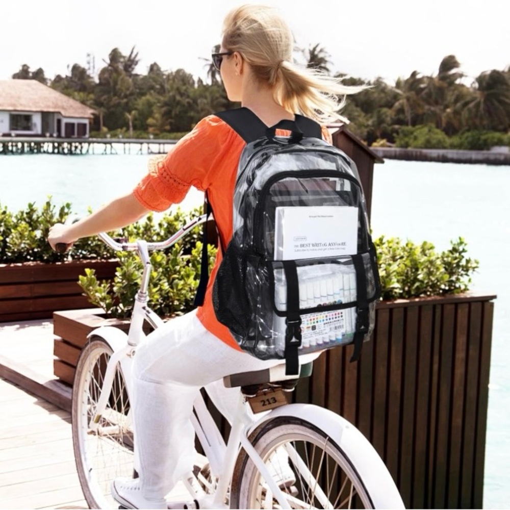 Clear Backpack (Brown) - image 6